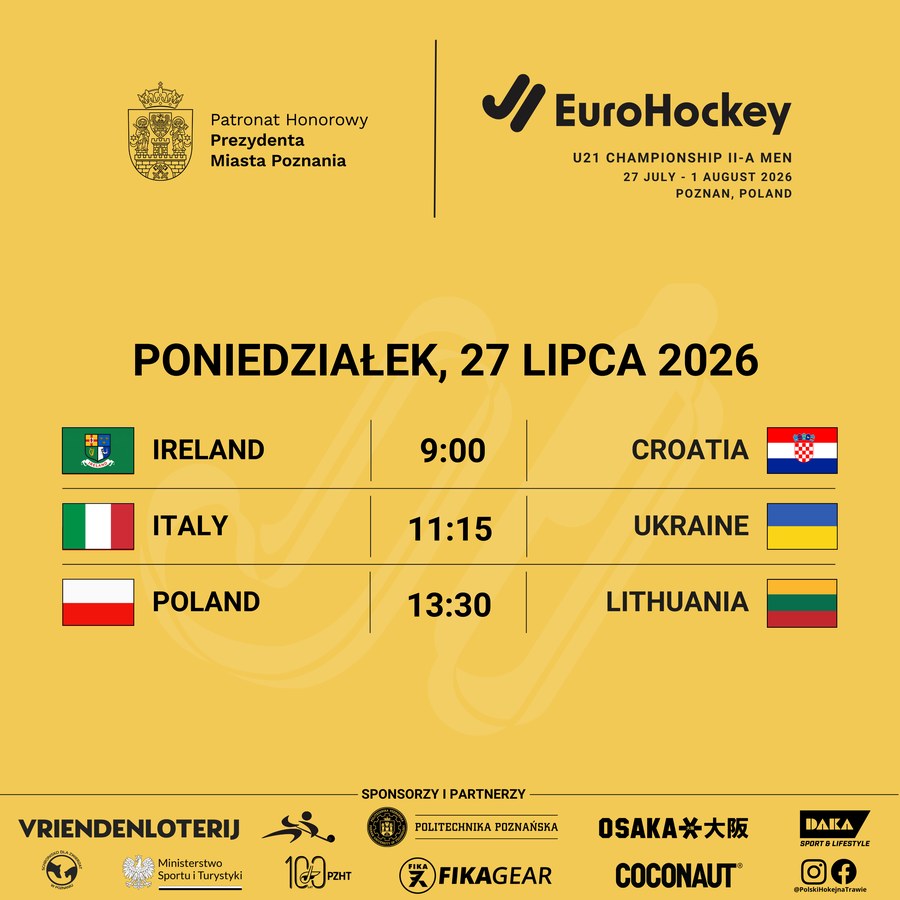 Terminarz - poniedziałek 27 lipca
