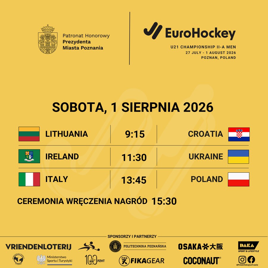Terminarz - sobota 1 sierpnia